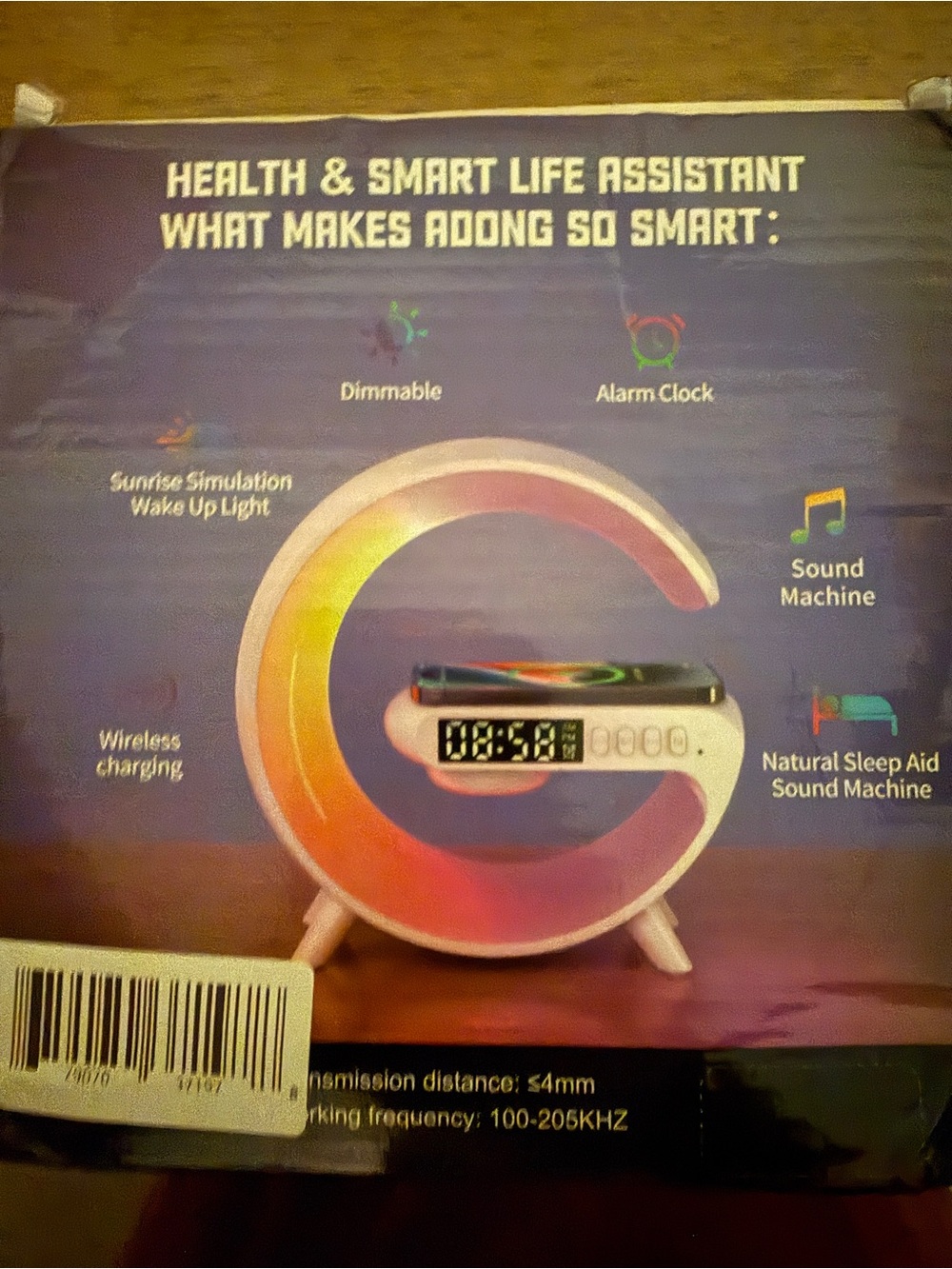 Smart Light Sound Machine - Multicolor G Logo - Picture 2 of 2
